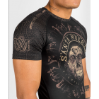 Рашгард - Venum Santa Muerte Dark Side - Rashguard Short Sleeves - Black/Brown​